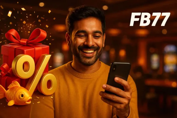 উজ্জ্বল স্লট মেশিনের পাশে এক স্টাইলিশ নারী, যেখানে জ্বলে উঠছে ‘সেভেন’—যা FB77–এর শীর্ষ স্লটগুলোর বৈচিত্র্যকে উপস্থাপন করে।